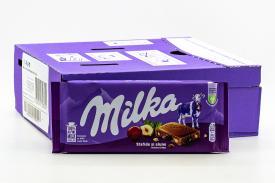 Шоколад молочный Milka Изюм и Фундук 100 гр