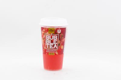 Напиток б/а негаз. Aziano Bubble Tea cо вкусом Клубники и Джус болами со вкусом Банана (Россия) 450мл